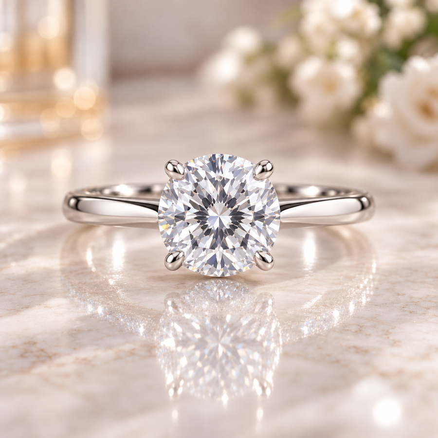 The Alderton — 2.10ct Round Brilliant Solitaire