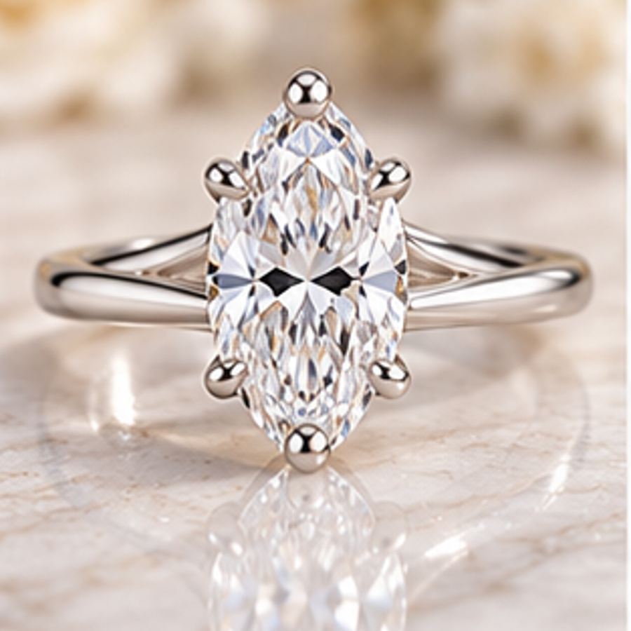 The Sorrel — 2.00ct Pear with Pavé Band